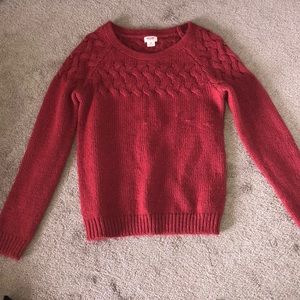 Red sweater